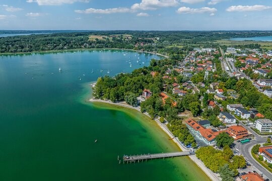 Herrsching am Ammersee aus der Luft