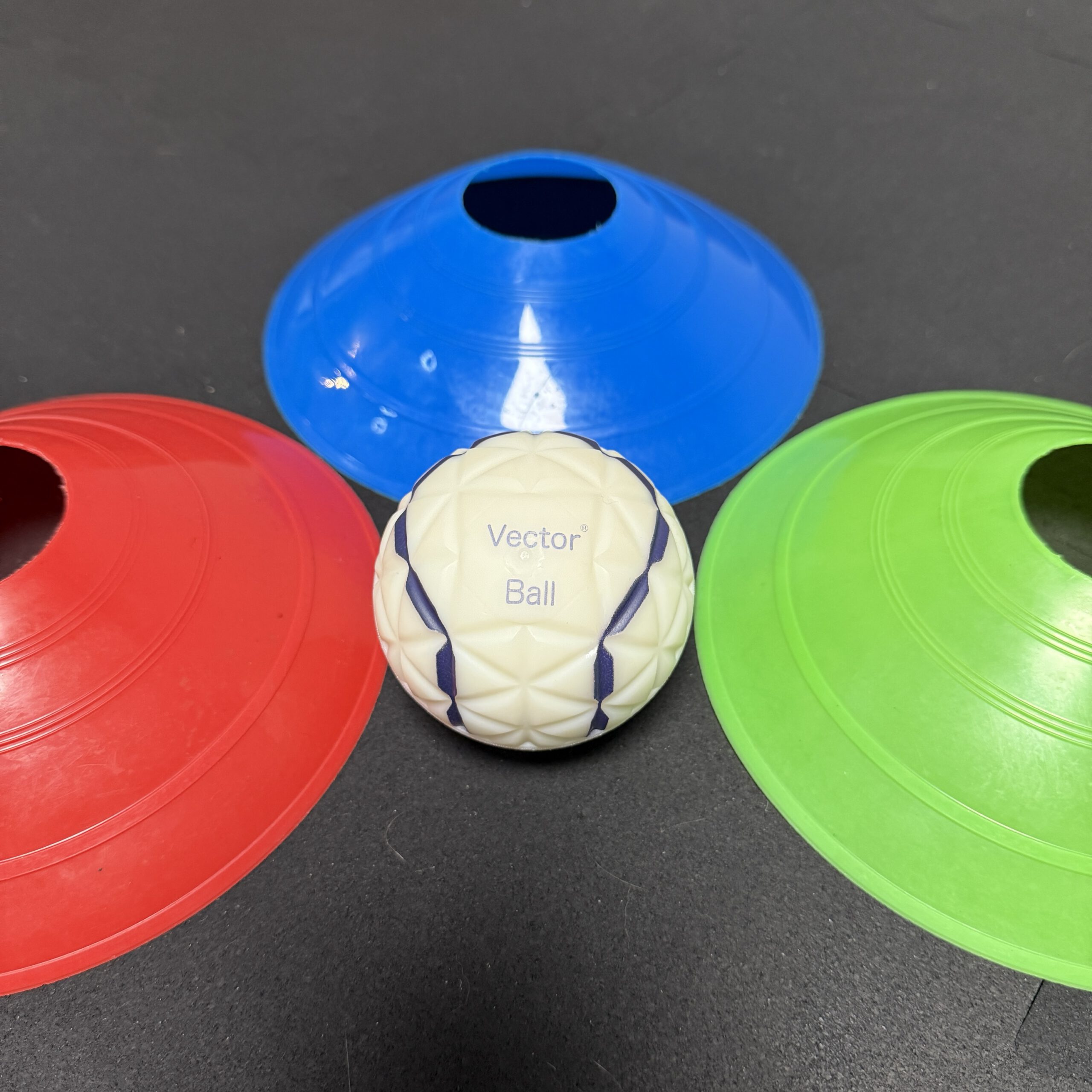 Vector Ball mit Trainingshütchen